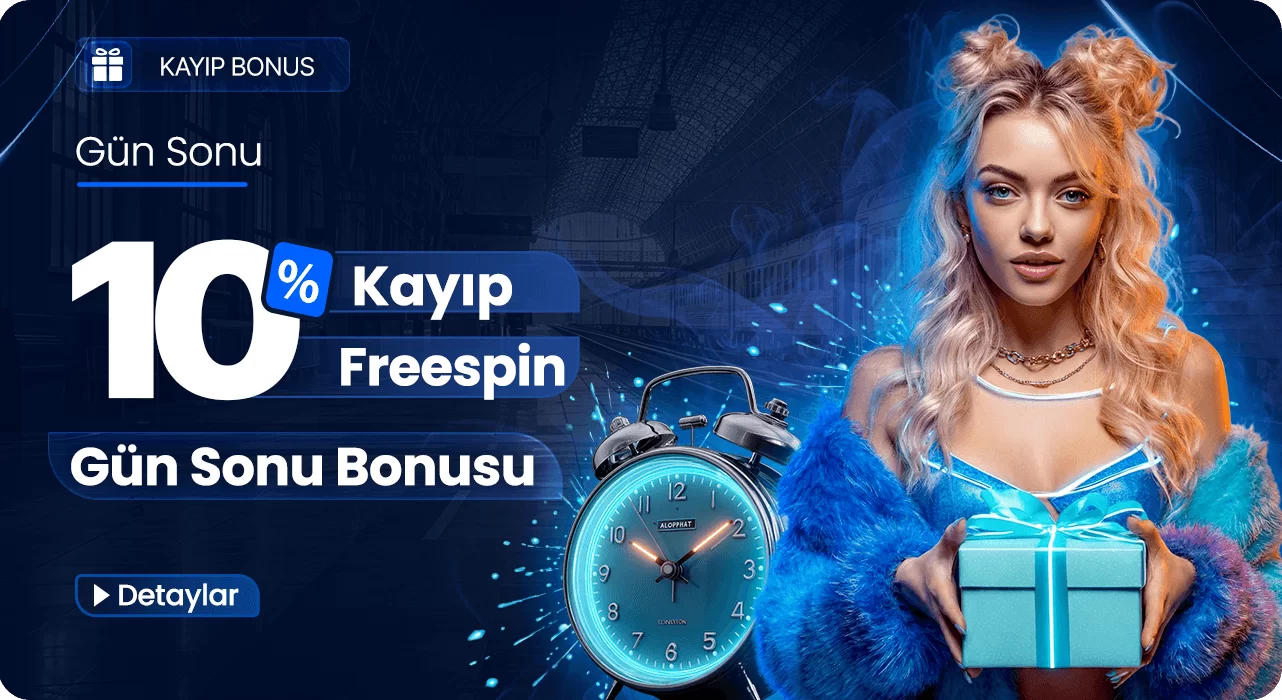 Betgar gün sonu %10 kayıp freespin bonusu promosyon bannerı