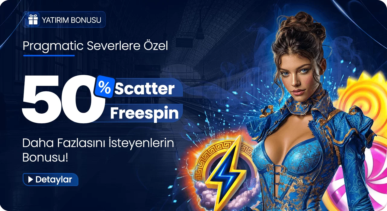 Betgar Pragmatic severlere özel %50 scatter freespin promosyon bannerı